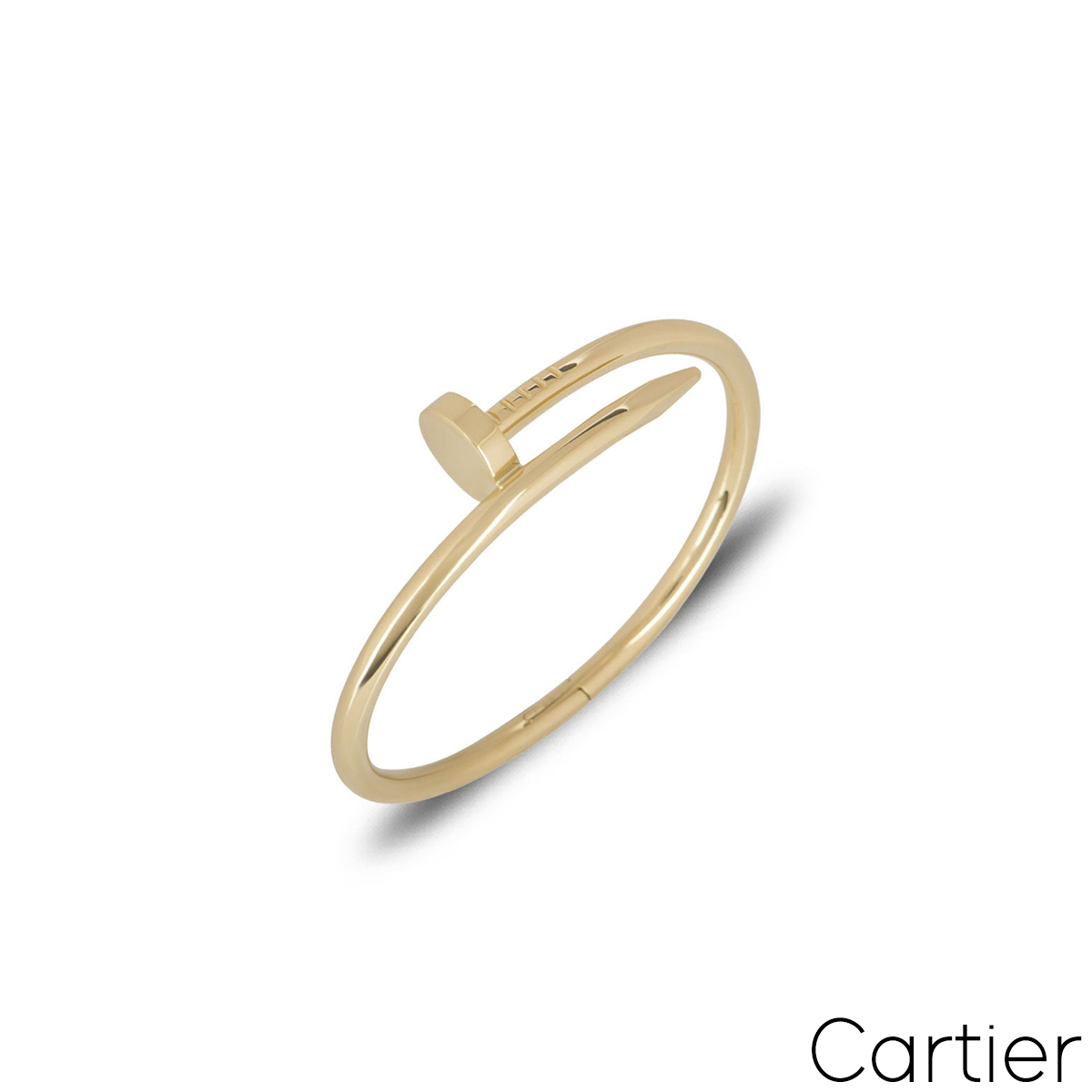 Cartier Yellow Gold Plain Juste Un Clou Bracelet Size 15 B6048215 Cartier Yellow Gold Plain Juste Un Clou Bracelet Size 15 B6048215
